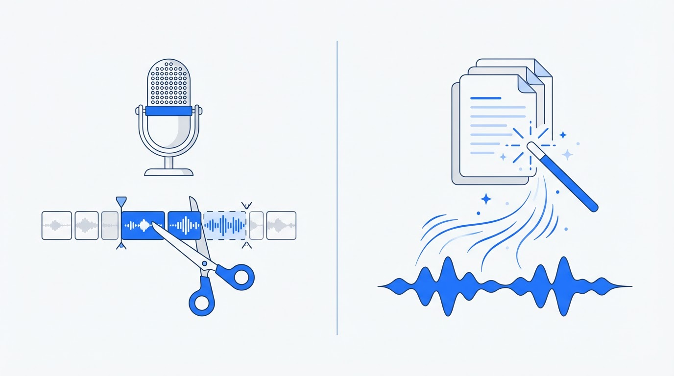 Editing vs generating workflow