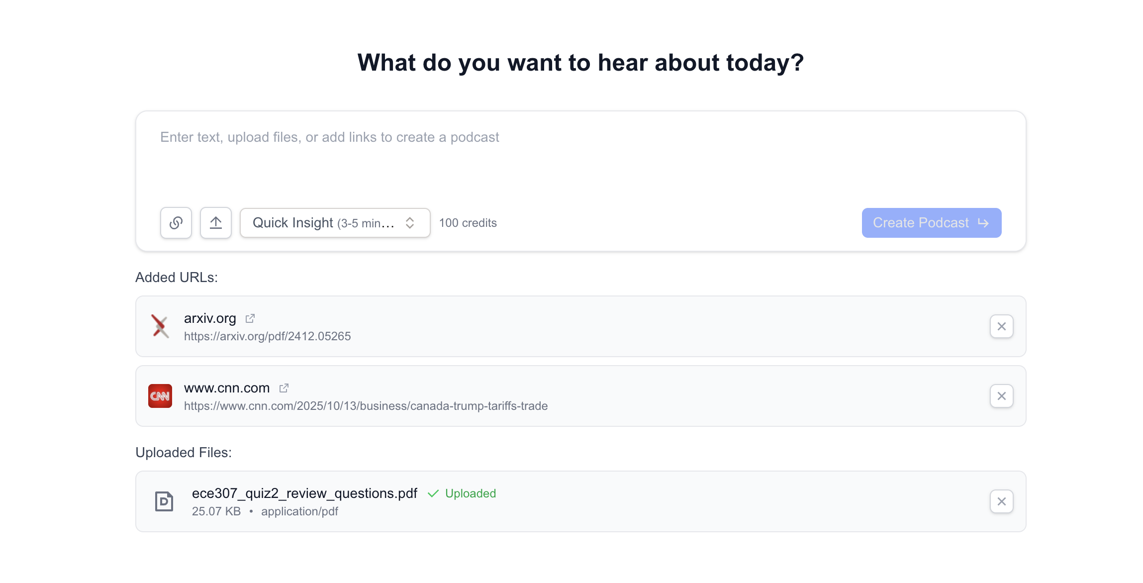 Upload your blog posts and articles
